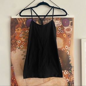 Lululemon black Power Y workout top, Size 8